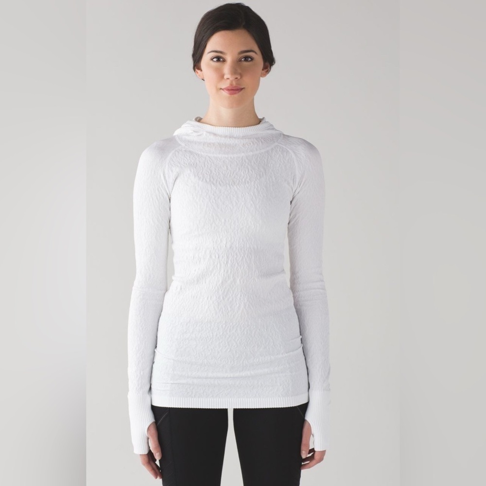 Lululemon Rest Less Hoodie
Heathered White